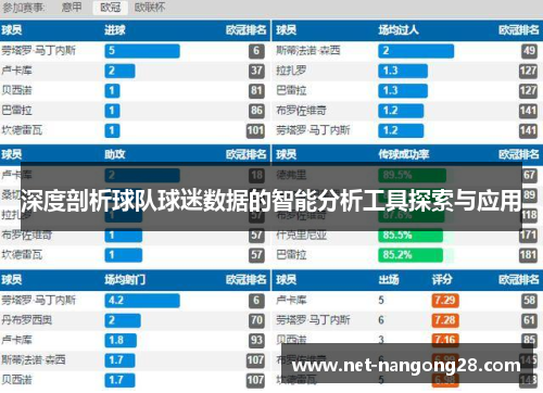 深度剖析球队球迷数据的智能分析工具探索与应用