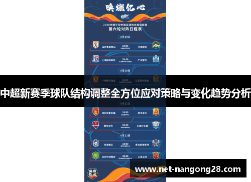 中超新赛季球队结构调整全方位应对策略与变化趋势分析
